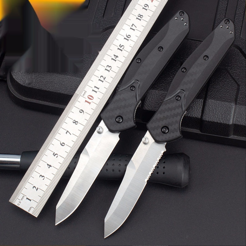 Outdoor camping self-defense folding knife high hardness 940 sharp knife light and sharp folding knife