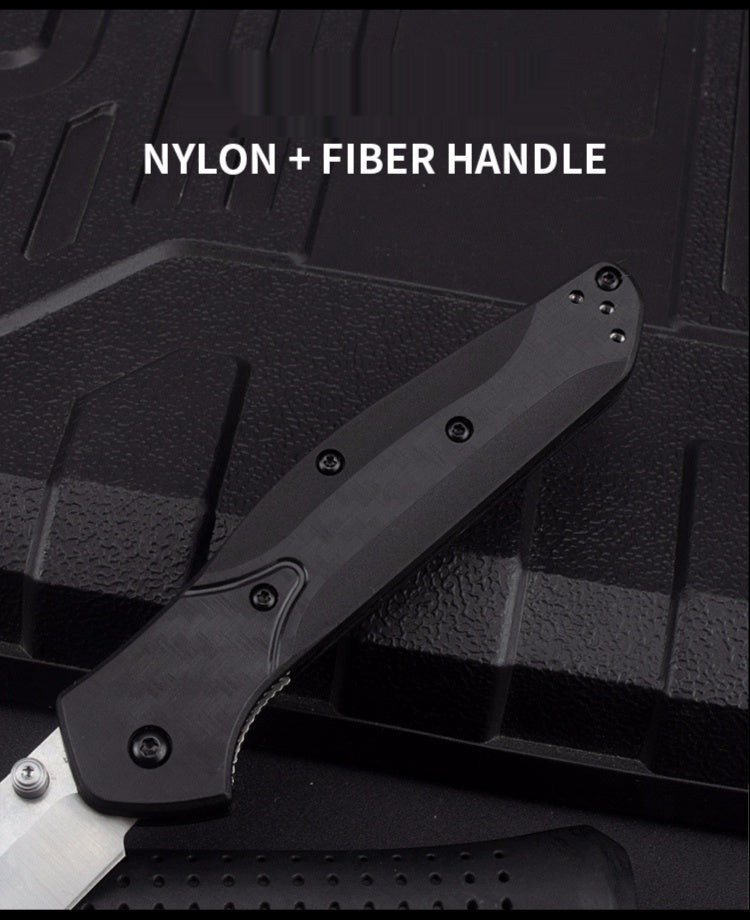Outdoor camping self-defense folding knife high hardness 940 sharp knife light and sharp folding knife