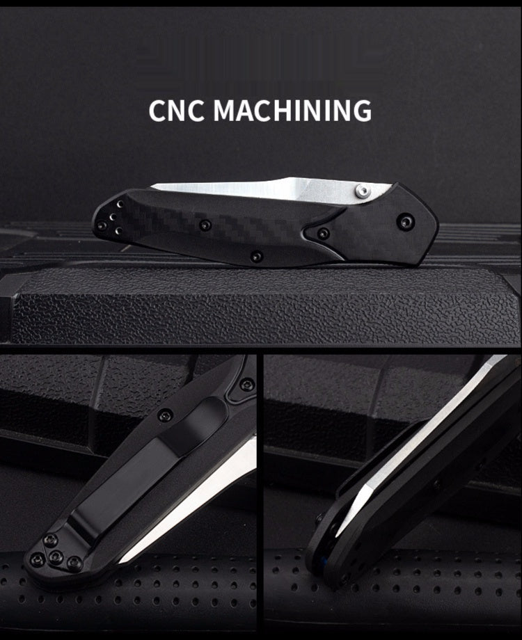 Outdoor camping self-defense folding knife high hardness 940 sharp knife light and sharp folding knife