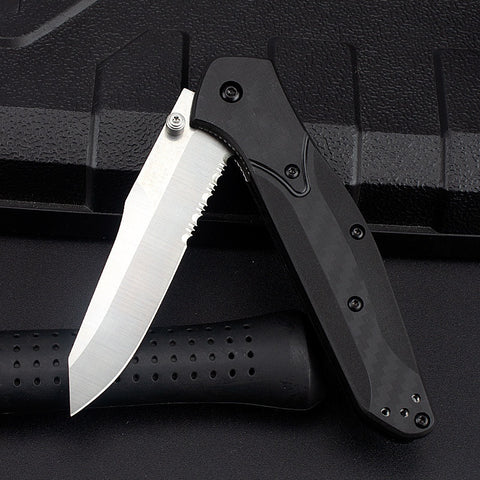 Outdoor camping self-defense folding knife high hardness 940 sharp knife light and sharp folding knife