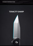 Outdoor field self-defense fruit knife sharp tool bearing folding knife tactical folding knife