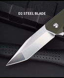 Outdoor field self-defense fruit knife sharp tool bearing folding knife tactical folding knife
