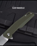 Outdoor field self-defense fruit knife sharp tool bearing folding knife tactical folding knife