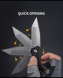 Outdoor field self-defense fruit knife sharp tool bearing folding knife tactical folding knife