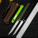 Outdoor Mini Knife Wilderness Survival Fruit Knife M390 Magic Pen Folding Knife Bearing Sharp Folding Knife