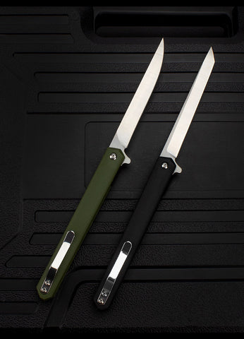 Outdoor Mini Knife Wilderness Survival Fruit Knife M390 Magic Pen Folding Knife Bearing Sharp Folding Knife