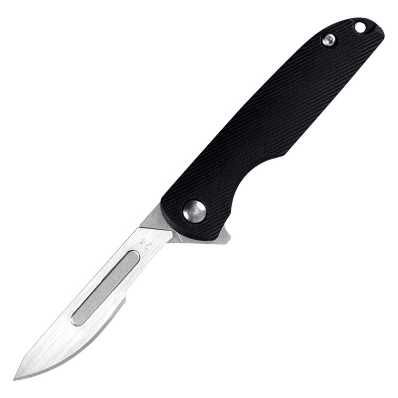 Portable open-box utility knife portable knife nylon fiberglass handle engraving knife bearing scalpel replaceable blade
