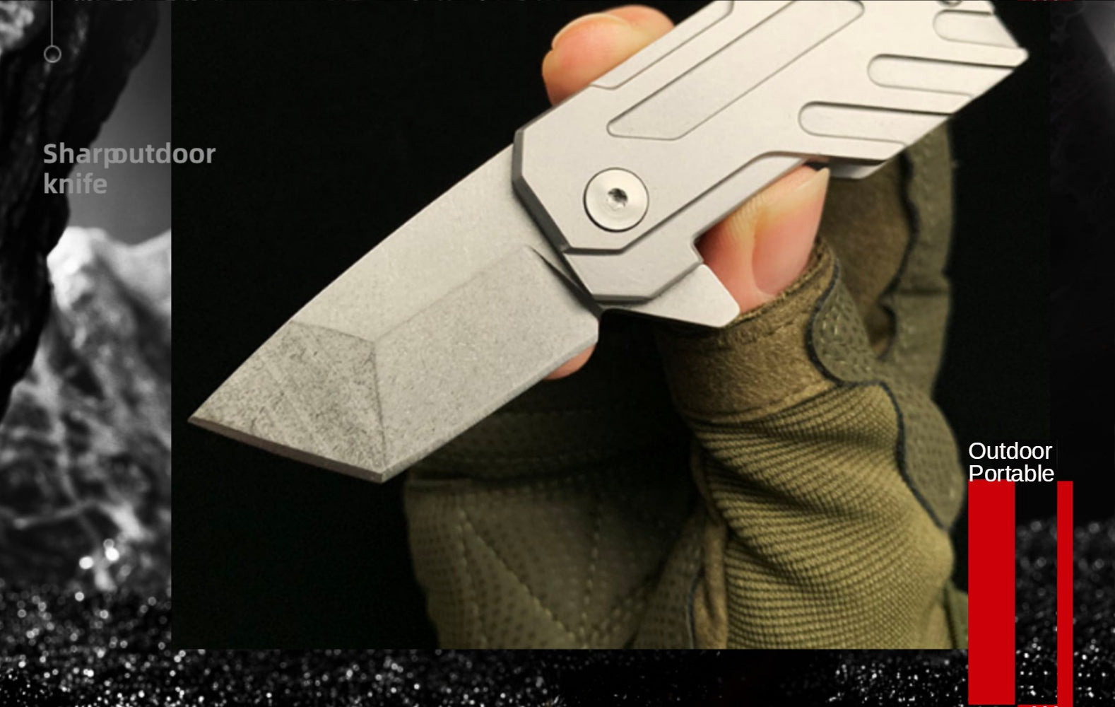 Outdoor portable stainless steel EDC mini folding knife collection portable folding knife