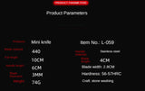 Outdoor portable stainless steel EDC mini folding knife collection portable folding knife