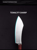 Outdoor sharp pocket knife Portable camping survival tactical saber D2 steel mini straight knife fruit knife