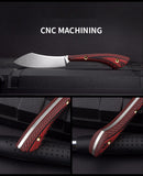 Outdoor sharp pocket knife Portable camping survival tactical saber D2 steel mini straight knife fruit knife