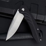 D2 Stainless Steel Folding Knife Outdoor Camping Survival Folding Knife Self-defense Knife Sharp Fruit Knife