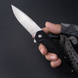 D2 Stainless Steel Folding Knife Outdoor Camping Survival Folding Knife Self-defense Knife Sharp Fruit Knife