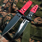 HOT  ！Blade Pocket Survival Knifes Spring Assisted Knife Finger Actuator   Military EDC Camping KNIVES