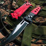 HOT  ！Blade Pocket Survival Knifes Spring Assisted Knife Finger Actuator   Military EDC Camping KNIVES