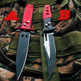 HOT  ！Blade Pocket Survival Knifes Spring Assisted Knife Finger Actuator   Military EDC Camping KNIVES
