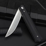 Outdoor D2 Steel Folding Fruit Knife Wooden Handle Folding Knife Wilderness Survival Sharp High Hardness Camping Knife