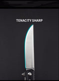 Outdoor D2 Steel Folding Fruit Knife Wooden Handle Folding Knife Wilderness Survival Sharp High Hardness Camping Knife