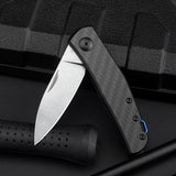 Wilderness Survival D2 Steel Folding Knife Military Knife Outdoor Sharp Carbon Fiber ZT Folding Knife Fruit Knife