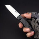 Wilderness Survival D2 Steel Folding Knife Military Knife Outdoor Sharp Carbon Fiber ZT Folding Knife Fruit Knife