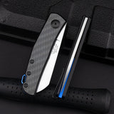Wilderness Survival D2 Steel Folding Knife Military Knife Outdoor Sharp Carbon Fiber ZT Folding Knife Fruit Knife