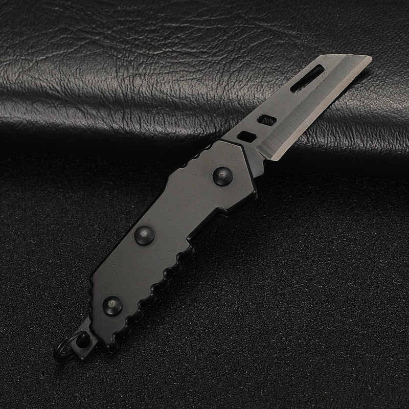 Handmade Pocket Keychain Multifunctional Mini Blade Knife, Folding Knife, Outdoor Tool, Portable Express Knife