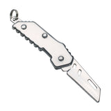 Handmade Pocket Keychain Multifunctional Mini Blade Knife, Folding Knife, Outdoor Tool, Portable Express Knife