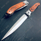 NEW HOT! Outdoor Dagger Hunting  Survival Camping EDC Stiletto Knives 12 INCH  OTF Spring Assist Knife Fold Stiletto Knifes Military Jungle Spring Assisted Knife