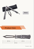 Practice all-steel butterfly training knife folding knife Multi-function tool without edged safety scalpel