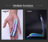 Outdoor adult self-defense training knife not edged All-steel flail knife Butterfly folding knife Not edged practice tool