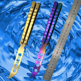 Butterfly knife practice butterfly knife mold novice practice swing knife maintension-free folding outdoor portable knife without edge