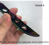 Butterfly knife practice butterfly knife mold novice practice swing knife maintension-free folding outdoor portable knife without edge