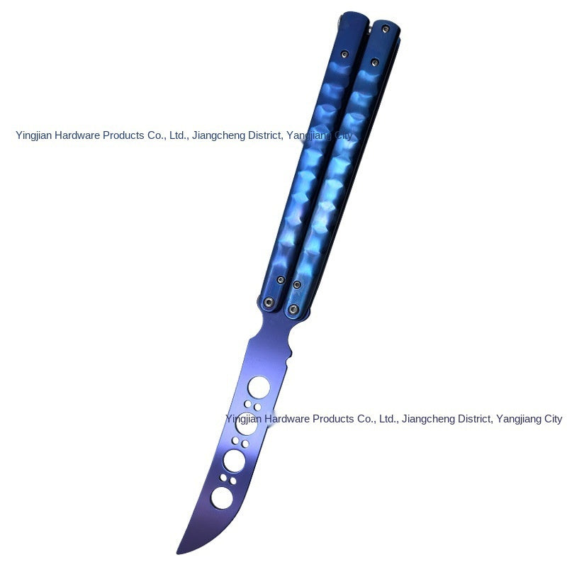 Butterfly knife practice butterfly knife mold novice practice swing knife maintension-free folding outdoor portable knife without edge