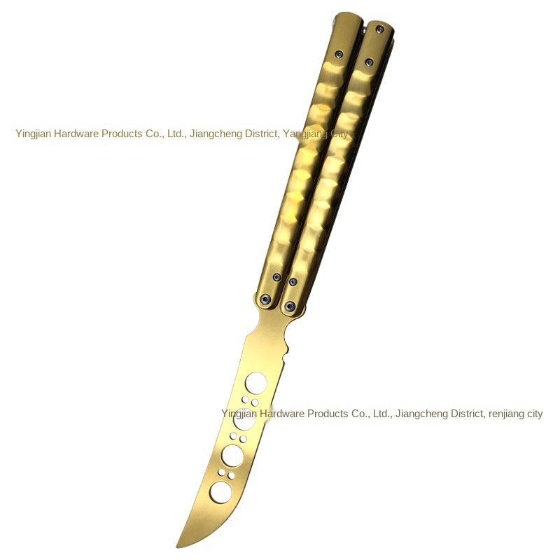 Butterfly knife practice butterfly knife mold novice practice swing knife maintension-free folding outdoor portable knife without edge