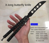 Butterfly knife practice butterfly knife mold novice practice swing knife maintension-free folding outdoor portable knife without edge