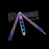 Novice practice swing knife, unopened butterfly practice knife, outdoor portable maintenance-free folding knife butterfly knife mold