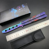Novice practice swing knife, unopened butterfly practice knife, outdoor portable maintenance-free folding knife butterfly knife mold