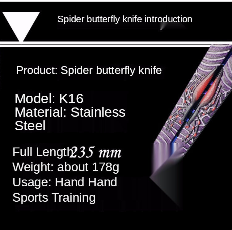 Novice practice swing knife, unopened butterfly practice knife, outdoor portable maintenance-free folding knife butterfly knife mold