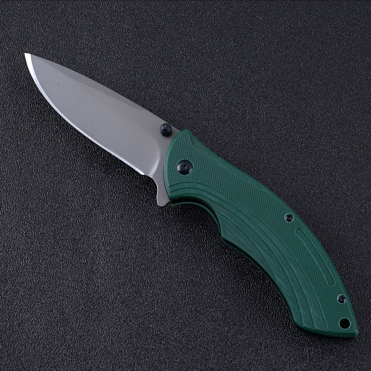 G10 handle high hardness and sharp folding knife outdoor camping survival folding knife factory direct self-defense pocket knife