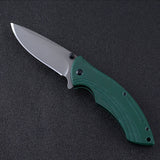 G10 handle high hardness and sharp folding knife outdoor camping survival folding knife factory direct self-defense pocket knife