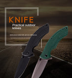 G10 handle high hardness and sharp folding knife outdoor camping survival folding knife factory direct self-defense pocket knife
