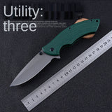 G10 handle high hardness and sharp folding knife outdoor camping survival folding knife factory direct self-defense pocket knife