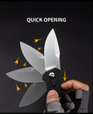 Outdoor Knife Camping Defense Height Hardness Folding Knife G10 Folding Knife Stainless Steel Military Knife