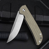 Outdoor D2 Steel Field Survival Folding Knife Military Knife Portable G10 Stainless Steel Folding Fruit Knife