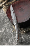 Mini folding knife outdoor stainless steel self-defense portable folding knife fruit knife camping knife pocket knife