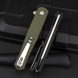 Outdoor D2 steel pocket knife folding knife camping self-defense knife military knife stainless steel folding knife survival knife