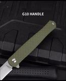 Outdoor D2 steel pocket knife folding knife camping self-defense knife military knife stainless steel folding knife survival knife