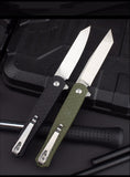 Outdoor D2 steel pocket knife folding knife camping self-defense knife military knife stainless steel folding knife survival knife