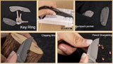 Yangjiang Multipurpose Pocket Knife Mini Folding Field Survival Folding Knife Stainless Steel Pocket Portable Self-defense Knife Outdoor Knife