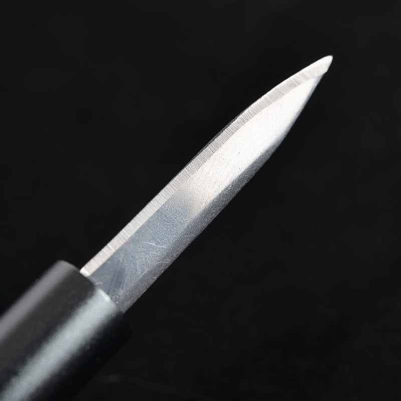 Outdoor knife keychain pendant retro bolt spring knife aluminum alloy knife sharp demolition express